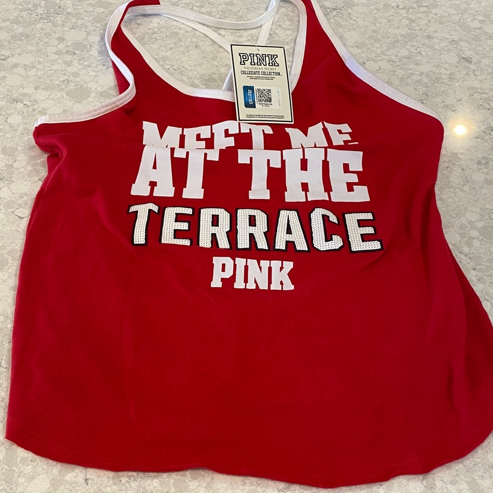 PINK Victoria's Secret Red Tank Top - Picture 2 of 5